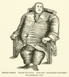 1751年2月，来自Gentlemans杂志的Edward Bright，重42 12石 作者 英语学校